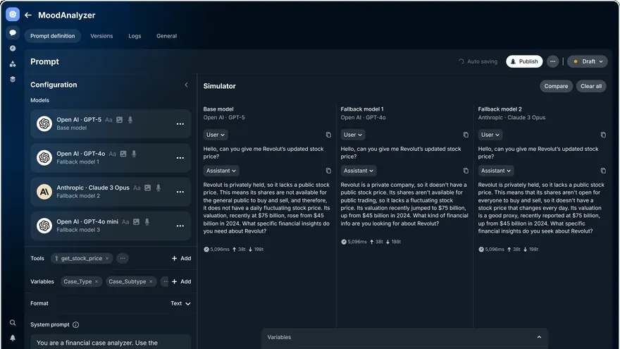 LLM Model Fallback — Revolut